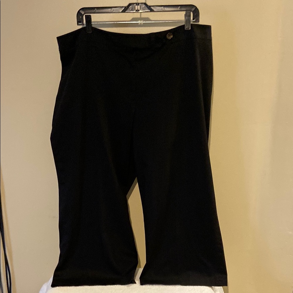 Classic Black Wide-Leg Pants